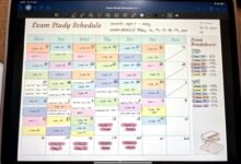 Study timetable templates